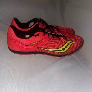 Saucony Kids Sneakers - Red and Neon Yellow